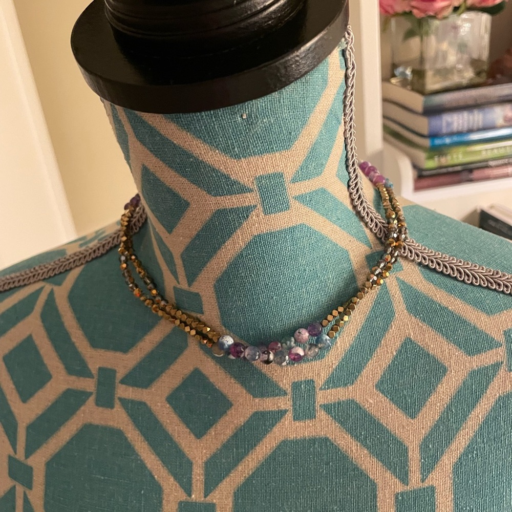 BB Lila beaded necklace/bracelet
